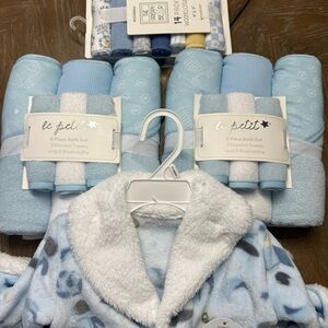 New baby boy 0-6 month bath set